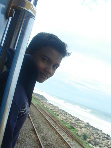 By train in Sri Lanka